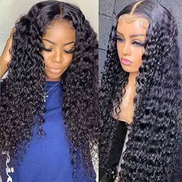 Daules 5x5 Lace Closure Deep Wave Wig for Women