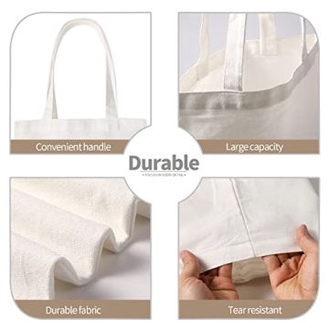 YOUKE OLA 20 Sublimation Tote Bags for DIY Creativity