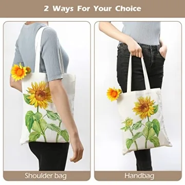 YOUKE OLA 20 Sublimation Tote Bags for DIY Creativity