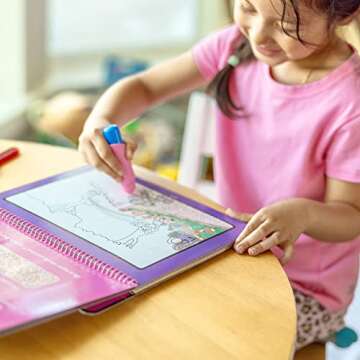 Melissa & Doug On The Go Water Wow! Reusable Water-Reveal Deluxe Activity Pad – Fairy Tale