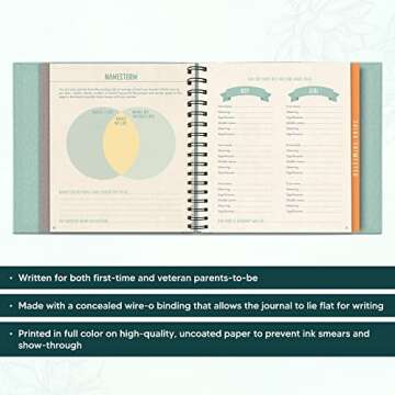 Guided Pregnancy Journal by Studio Oh! - Bump for Joy - 9" x 9" - Beautifully Illustrated Hardcover ...