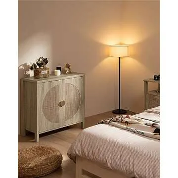 SICOTAS Rattan Buffet Cabinet Set Affordable Chic Storage