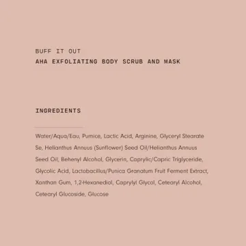 Versed Buff It Out AHA Body Scrub for Smooth Skin