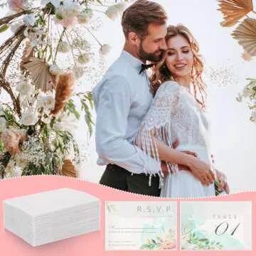 Molain 100 Pcs Transparent Envelopes, 3.93x2.75 Inch Small Christmas Envelopes with Clear Window for Love Letters, Invitations, Graduation, Greeting Card