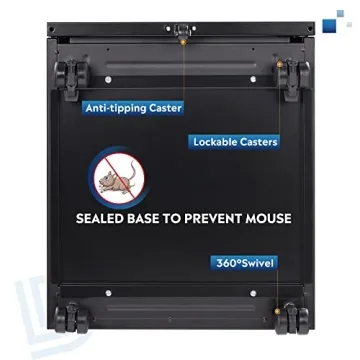 DEVAISE Mobile 3 Drawer Lockable File Cabinet for Home