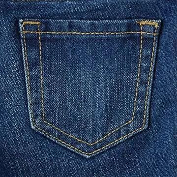 The Children's Place Baby Girls and Toddler Girls Basic Bootcut Jeans, Indigo Stone, 6-9 MONTHS