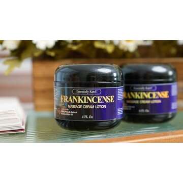 Frankincense Oil Massage Cream Lotion - 4 Fl Oz - Relax & Nourish
