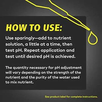 General Hydroponics pH Down Liquid Premium Buffering For pH Stability, Quart