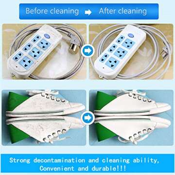 SmilePowo 100 Pack Magic Cleaning Sponges Eraser,Multi-Functional Premium Melamine Sponge Foam Clean...