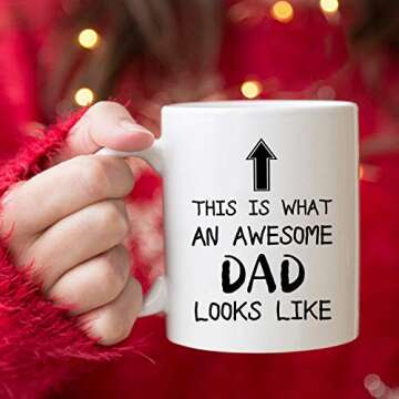 5Aup Funny Dad Coffee Mug Gift for Men 11Oz Novelty
