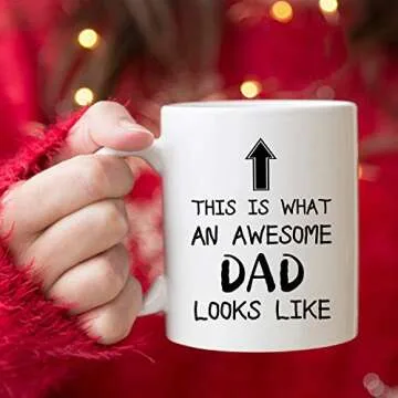 5Aup Funny Dad Coffee Mug Gift for Men 11Oz Novelty