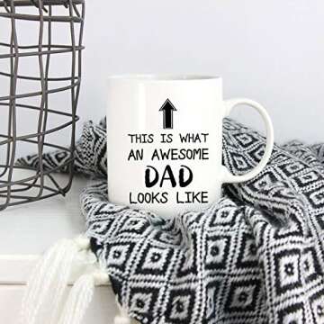 5Aup Funny Dad Coffee Mug Gift for Men 11Oz Novelty
