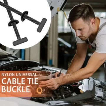 50 Pack Heavy Duty Self-Locking Zip Ties for All Purposes