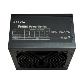 Reliable APEVIA VENUS450W 450W ATX Power Supply