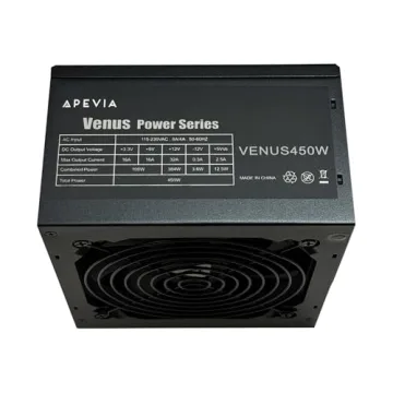 Reliable APEVIA VENUS450W 450W ATX Power Supply