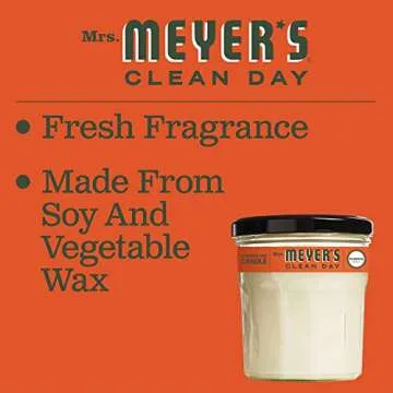 Mrs. Meyer's Pumpkin Soy Candle for Cozy Ambiance
