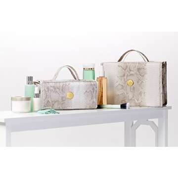 Stylish Python Beauty Case by Joy Mangano for Essentials