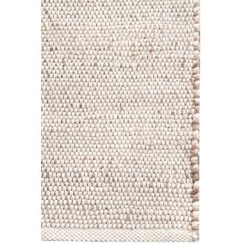 S & L Homes Jute Cotton Hand Woven Natural Farmhouse Area Rug for Living Room Bedroom Kitchen Hallway Entryway- Rustic Vintage Bohemian Decor - (2' x 3' Natural)