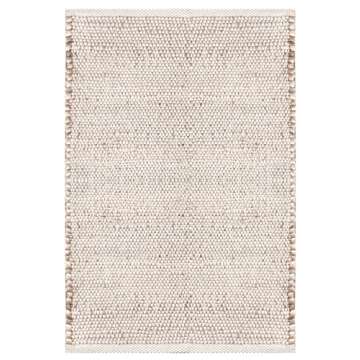 S & L Homes Jute Cotton Hand Woven Natural Farmhouse Area Rug for Living Room Bedroom Kitchen Hallway Entryway- Rustic Vintage Bohemian Decor - (2' x 3' Natural)