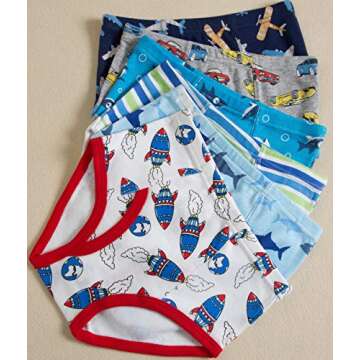 Slenily Boys Space Underwear Toddler Soft Cotton Briefs