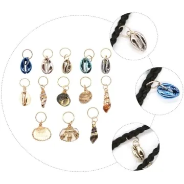 Stylish EXCEART Dreadlock Accessories Set - 13 Pieces