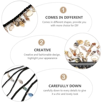 Stylish EXCEART Dreadlock Accessories Set - 13 Pieces