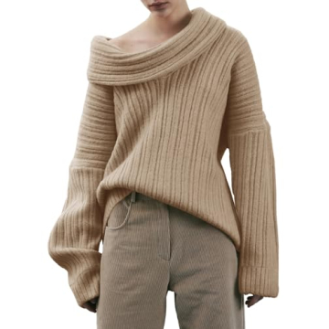Saodimallsu Cozy Batwing Sleeve Oversized Sweater