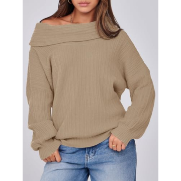 Saodimallsu Cozy Batwing Sleeve Oversized Sweater