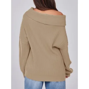 Saodimallsu Cozy Batwing Sleeve Oversized Sweater