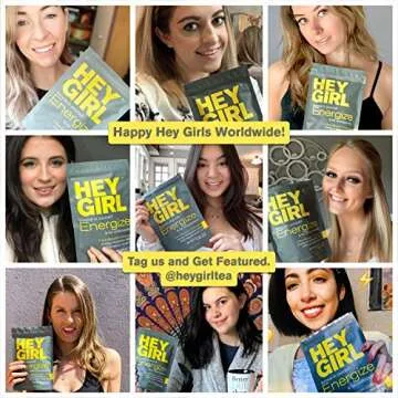 Hey Girl Energize Tea - Natural Herbal Energy for Women