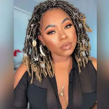 202 Pcs Hair Jewelry for Women Braids, Locs Jewelry Dreadlocks Beads Braid Rings Hair Cuffs Shells Heart Butterfly Pendants Hair Clips for Dreadlock Accessories (Silver)