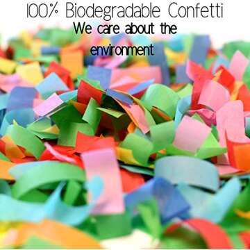 12 Inch Biodegradable Confetti Cannons | Perfect for Celebrations