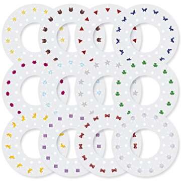 Blinger Official 12 Piece Ultimate Shapes Refill Set - Over Twelve Different Fun Shapes Including Flowers, Bows, Seashells, Lips, Butterflies, Shamrocks and More