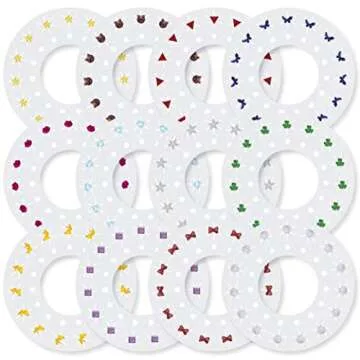 Blinger Official 12 Piece Ultimate Shapes Refill Set - Over Twelve Different Fun Shapes Including Flowers, Bows, Seashells, Lips, Butterflies, Shamrocks and More