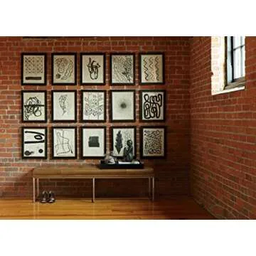 Ethan Allen Black and White Graphic XIII Framed Artwork