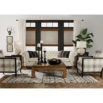 Ethan Allen Black and White Graphic XIII Framed Artwork