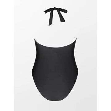 CUPSHE One Piece Swimsuit for Women in Black Fashion