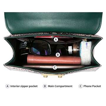 Stylish LAORENTOU Cowhide Shoulder Bag for Women