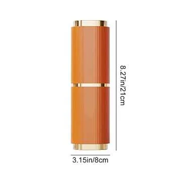 YanHLQJY Toothbrush case，Travel Toothbrush Case,Portable Toothbrush Toothpaste Box，Toothbrush Cup,Suitable for business trip, camping, travel or daily use (Orange)