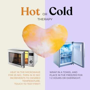 Heart Weighted Eye Mask for Sleeping - Eye Pillow, Weighted Sleep Mask, Weighted Eye Mask for Migraines, Lavender Eye Pillow Weighted, Lavender Eye Mask, Meditation Eye Pillows for Yoga & Relaxation