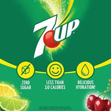 7-UP Powder Drink Mix – Sugar Free & Delicious (Variety, 30 Sticks)