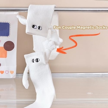 Unique Funny Socks for Couples & Friends - 2 Pairs