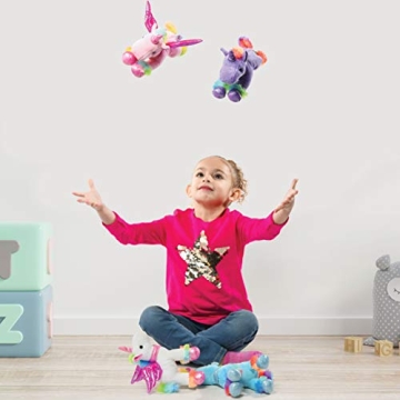 PREXTEX Unicorn Stuffed Animals Set - Plush Toys for Kids