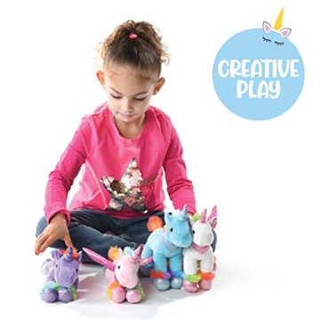 PREXTEX Unicorn Stuffed Animals Set - Plush Toys for Kids