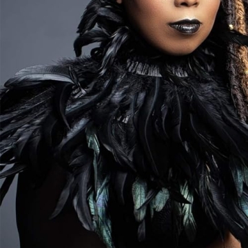 HOMELEX Black Witch Feather Shawl for Halloween Costumes