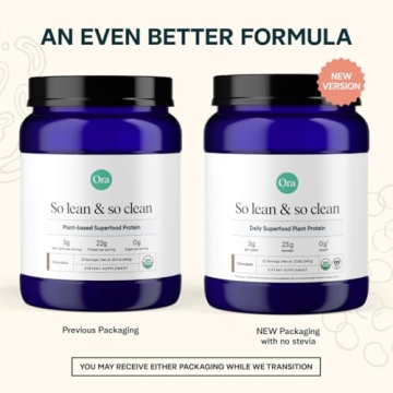 Ora Organic Vegan Protein Powder - 23g Plant Protein for All