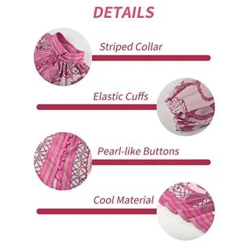 Gihuo Women's Boho Floral Top and Shorts Set Summer Outfit