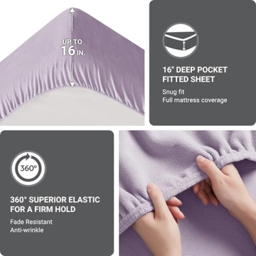 Micro Fleece Bed Sheet Set for Cozy Winter Nights