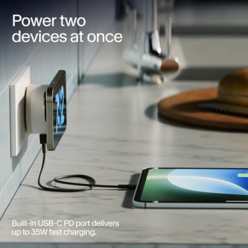 Twelve South PowerBug Qi2 Wireless Charger & USB-C Hub