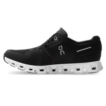 On Men's Cloud 5 Sneakers - Comfort Meets Style in Black/White
